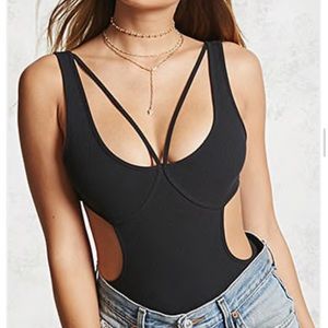 Forever 21 Tops - Forever 21 black bodysuit Forever 21 Tops - Forever 21 black bodysuit